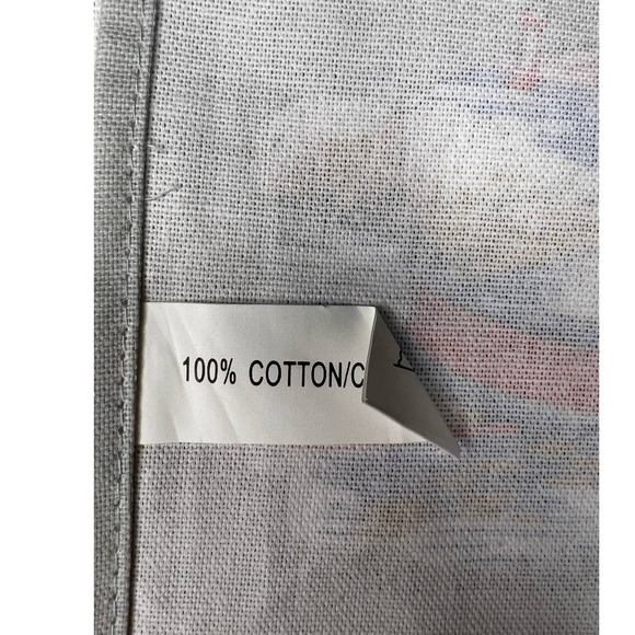 Tea Towel Narrow Boats at Work 100% Cotton Printed 29" X 20" Vibrant Colors - Picture 4 of 9